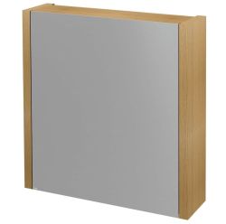 LARITA szafka z lustrem 60x70x17cm, dąb natural