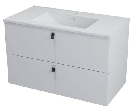 Przejdź do produktu MITRA szafka umywalkowa 90,5x55x46cm, biała