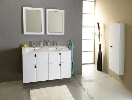 Przejdź do produktu MITRA szafka umywalkowa 121,5x55x46cm, biała