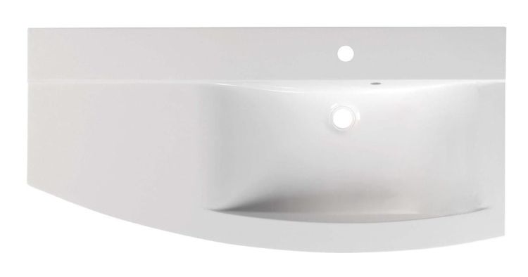 ARAS umywalka kompozytowa 105,2x50,5cm, prawa, biała