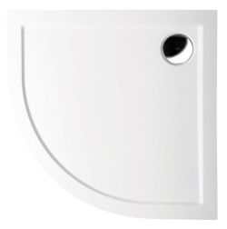 SERA brodzik 100x100x4cm, półokrągły kompozytowy, R550, biały