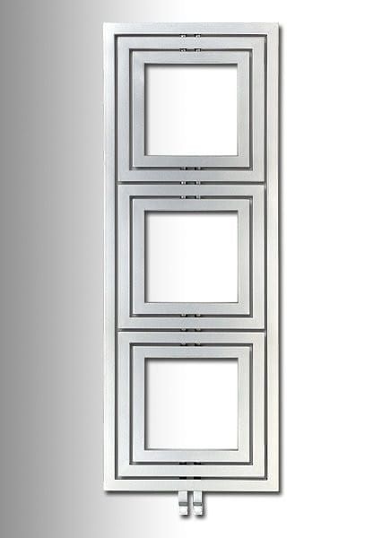 TRIPOLI grzejnik 600x1620mm, 741 W, srebrny ze strukturą