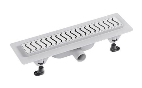 Przejdź do produktu SCENE odpływ liniowy z rusztem ze stali nierdzewnej, L-455mm, DN40