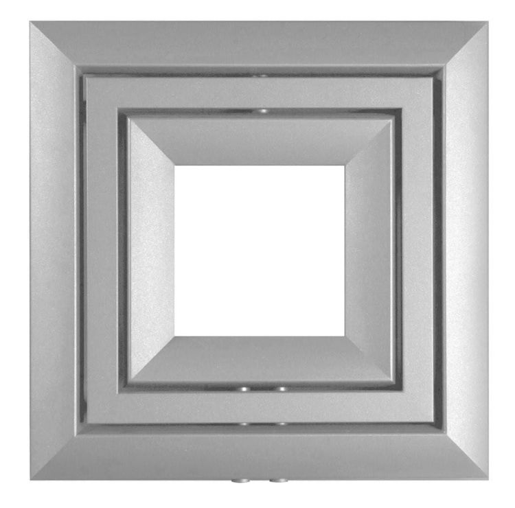 PROPOLI grzejnik 650x650mm, 380 W,srebrny ze strukturą