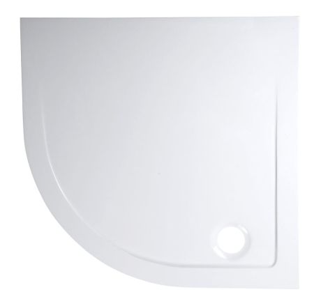 Przejdź do produktu Brodzik kompozytowy, półokrągły 90x90x3 cm, R550, biała