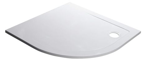 Przejdź do produktu Brodzik kompozytowy, półokrągły 90x90x3 cm, R550, biała