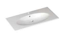 SISTEMA X umywalka ceramiczna 100x51cm, biała