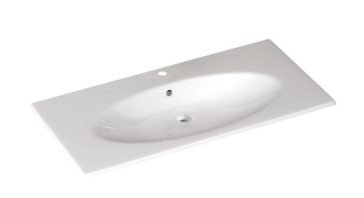 SISTEMA X umywalka ceramiczna 100x51cm, biała