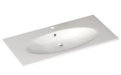 STEMA X umywalka ceramiczna 120x51cm, biała