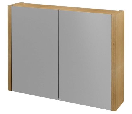 Przejdź do produktu LARITA szafka z lustrem 80x70x17cm, dąb natural