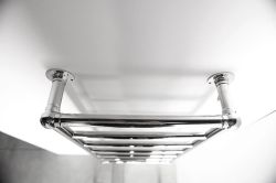 UNO grzejnik retro 493x951mm, 175 W, stal nierdzewna polerowana
