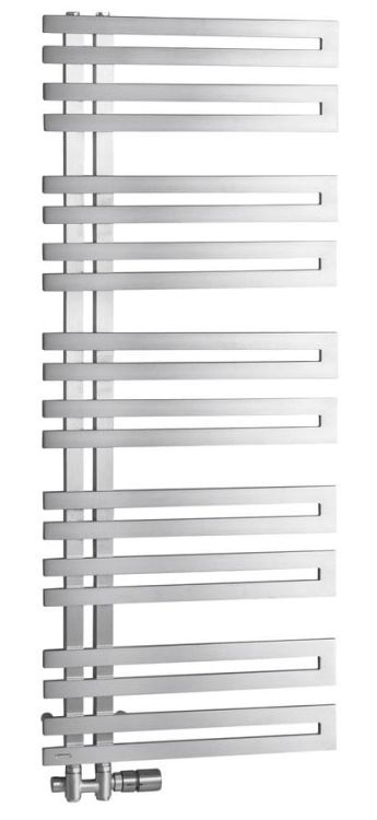 VOLGA grzejnik łazienkowy 500x1238mm, stal nierdzewna szczotkowana