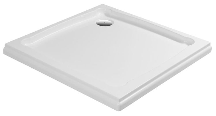 DIONA brodzik kompozytowy, kwadrat 90x90x7,5cm
