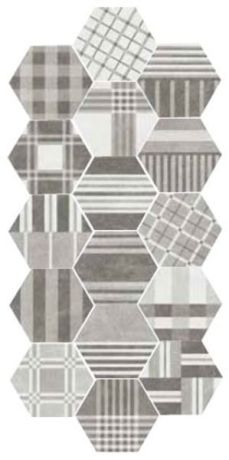 Przejdź do produktu HEXATILE CEMENT płytki podłogowe Geo Grey 17,5x20 (EQ-10D) (0,714m2)