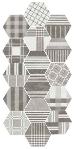 HEXATILE CEMENT Geo Grey17,5x20 (EQ-10D) (1bal=0,71m2)