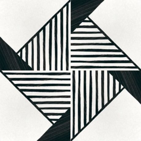 Przejdź do produktu CAPRICE DECO płytki podłogowe Origami B&W (EQ-5) (1m2)