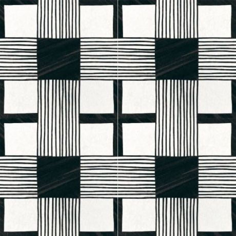 Przejdź do produktu CAPRICE DECO płytki podłogowe Cloth B&W (EQ-5) (1m2)