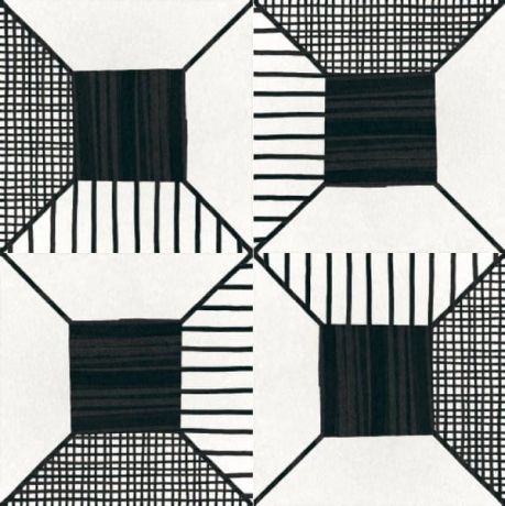 Przejdź do produktu CAPRICE DECO płytki podłogowe Block B&W (EQ-5) (1m2)