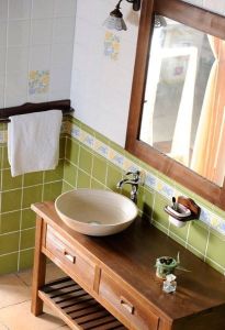 ATTILA umywalka ceramiczna, średnica 46cm, kość słoniowa