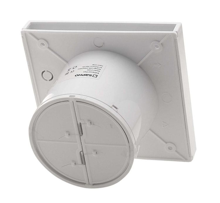 LITE łazienkowy wentylator osiowy, 15W, wylot 100mm, czarny