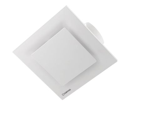 Przejdź do produktu TECTO wentylator sufitowy osiowy z timerem, 20W, wylot 100mm, biały
