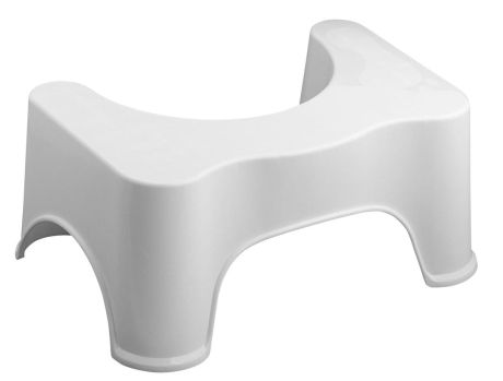 Przejdź do produktu Podnóżek do toalety, 39x22x17cm, biały