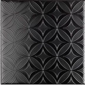BLACK&WHITE Decor Negro 20X20 (1bal=1m2)