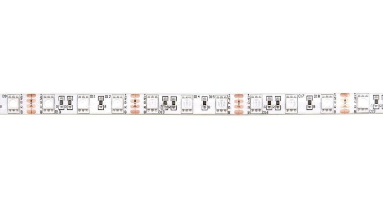 LED taśma wodoodporna 14,4W/m, samoprzylepna, RGB