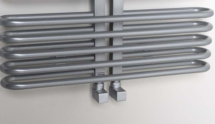 ASTRA grzejnik 600x1170 mm, 850 W, kolor srebrny