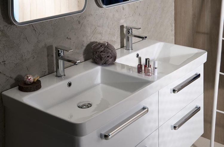 THEIA szafka umywalkowa 116x50x44 cm, biała