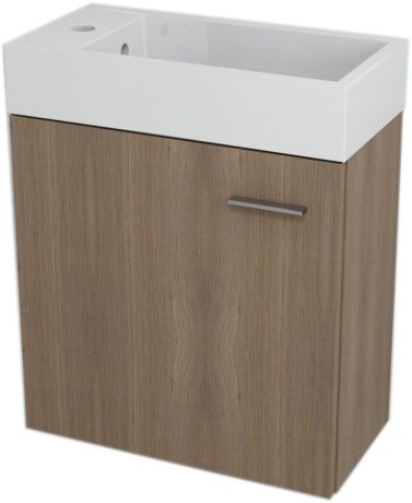 Przejdź do produktu LATUS IV szafka umywalkowa 49,5x50x25 cm, orzech bruno