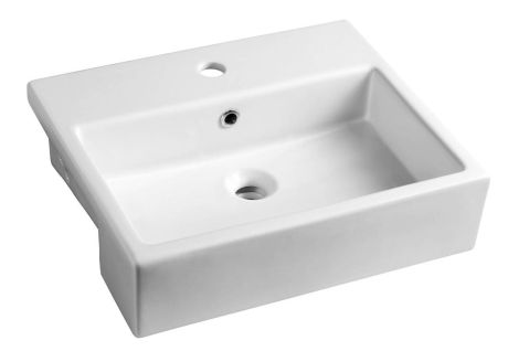 Przejdź do produktu PURITY umywalka wpuszczana w blat, 50x42cm, biała