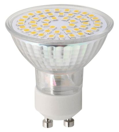 Przejdź do produktu LED żarówka 4W, 230V, GU10, ciepły biały, 281lm
