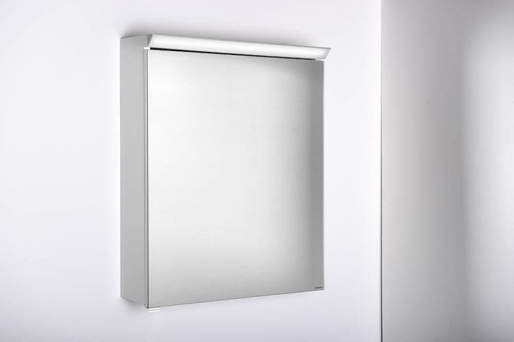 TOBI LED szafka  z oświetleniem LED 60x73x17cm, bezdotykowy, biała
