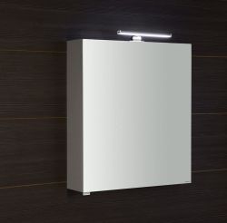 RIWA LED szafka z oświetleniem LED, 60x70x17cm, kolor bialy