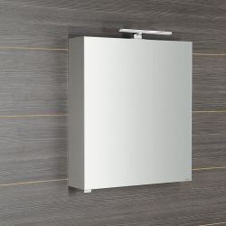 RIWA LED szafka z oświetleniem LED, 60x70x17cm, kolor bialy
