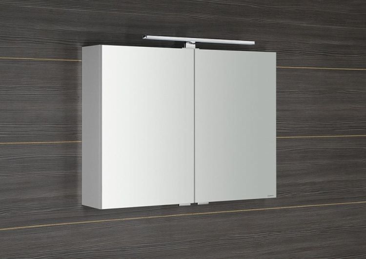 RIWA LED szafka z oświetleniem LED, 80x60x17cm, kolor bialy