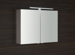 RIWA LED szafka z oświetleniem LED, 80x60x17cm, kolor bialy