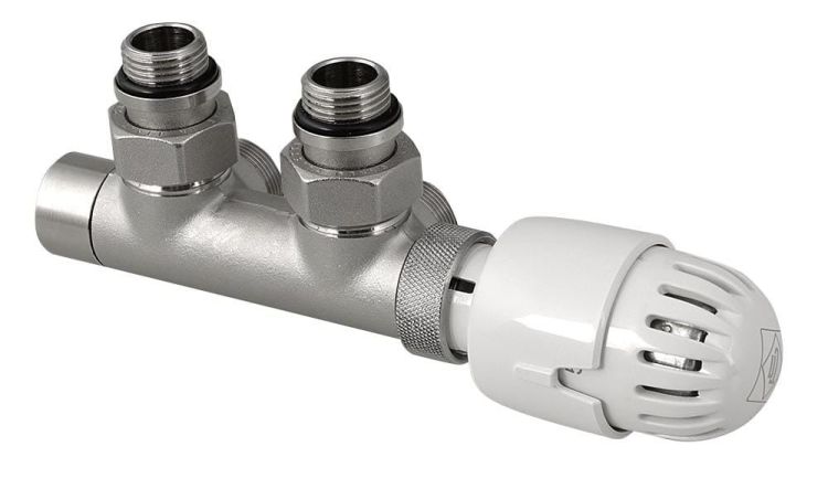 TOP 50 głowica termostayczna do przyłącza 50mm, pravy, nikiel/bała