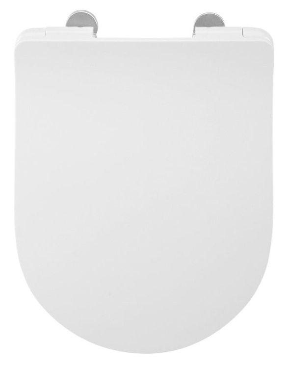 EDITA deska WC SLIM, duroplast SOFT CLOSE, biala