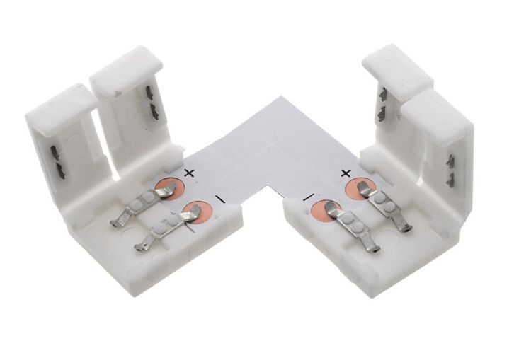 Złącze konektorowe L, do taśmy LED z chipem 3528, 2835