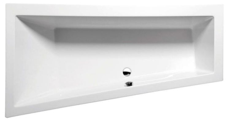 ANDRA L wanna asymetryczna 180x90x45cm, biała