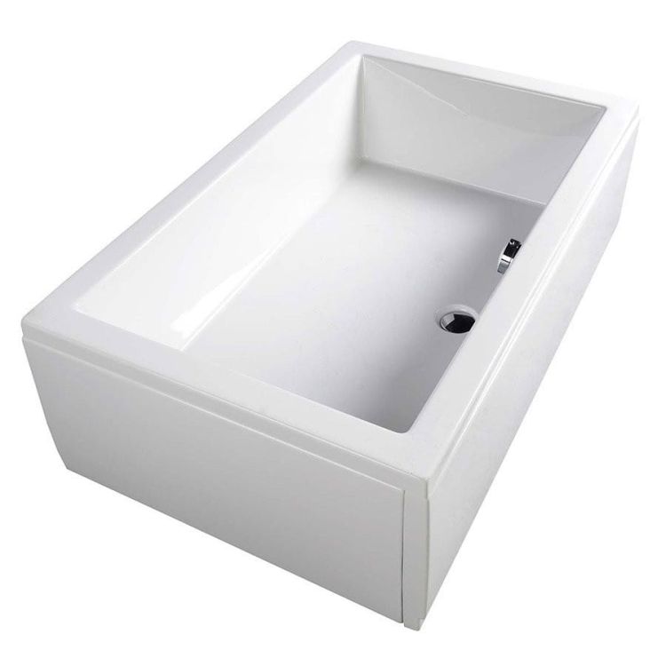 DEEP brodzik prysznicowy głęboki 100x75x26cm, biały