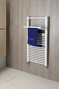 STYLO grzejnik łazienkowy z wieszakiem 500x1101mm, biały
