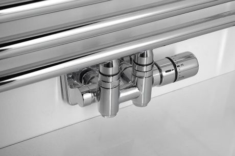 Przejdź do produktu ALYA grzejnik łazienkowy 450x800 mm, podłączenie centralne, chrom