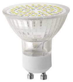 LED żarówka 4W, 230V, GU10, dzena biela, 300lm