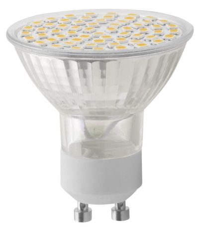 Przejdź do produktu LED żarówka 6W, 230V, GU10, ciepły biały, 410lm