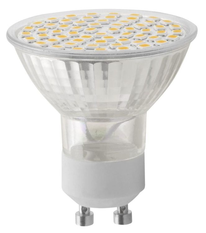 LED żarówka 6W, 230V, GU10, ciepła biel, 410lm