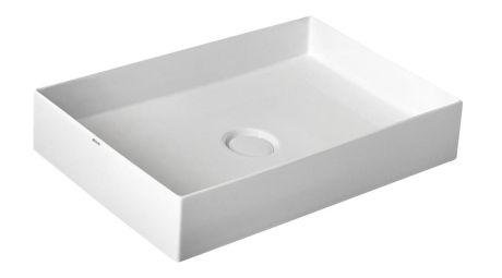 Przejdź do produktu STORM umywalka ceramiczna 60x37 cm z korkiem ceramicznym