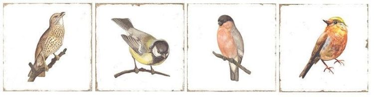 FORLI Birds Decor Mix 20X20